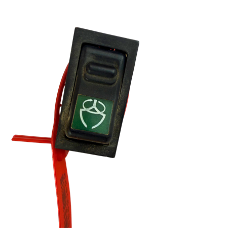 Strömbrytare växlar mellan grip och rotator